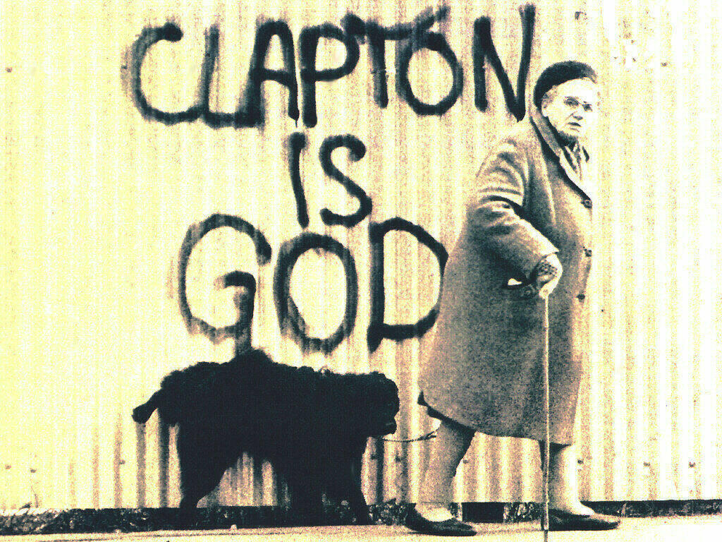 el rumor De los Bosques...: Clapton is God.